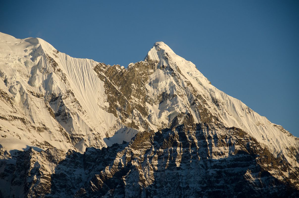 19 Nilgiri South Close Up Before Sunset From Yak Kharka Around Dhaulagiri 